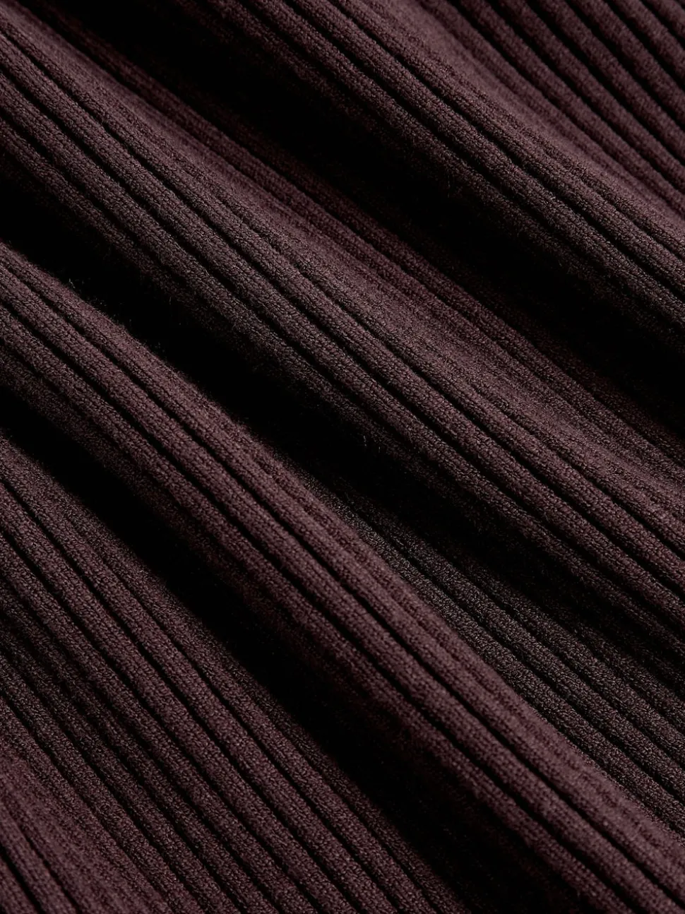 prune - Reiss - Lorna - Pull en maille drapée asymétrique