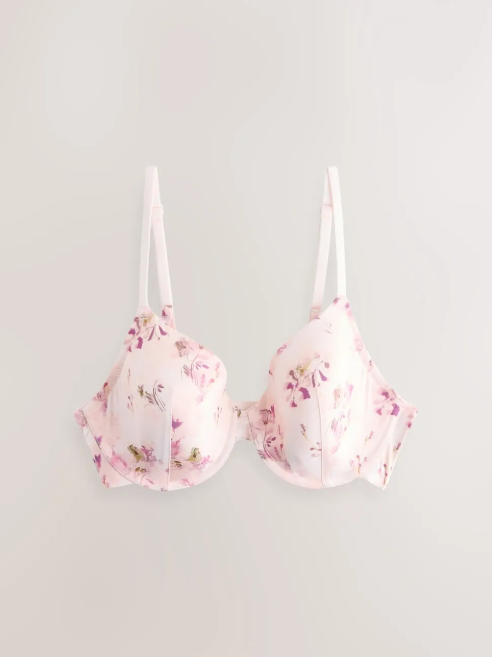 Prune violet/imprimé floral - Lot de 2 Soutiens-gorge A-E Smoothing Ultimate Comfort