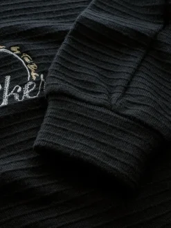Pull B by Ted Baker côtelé noir en maille