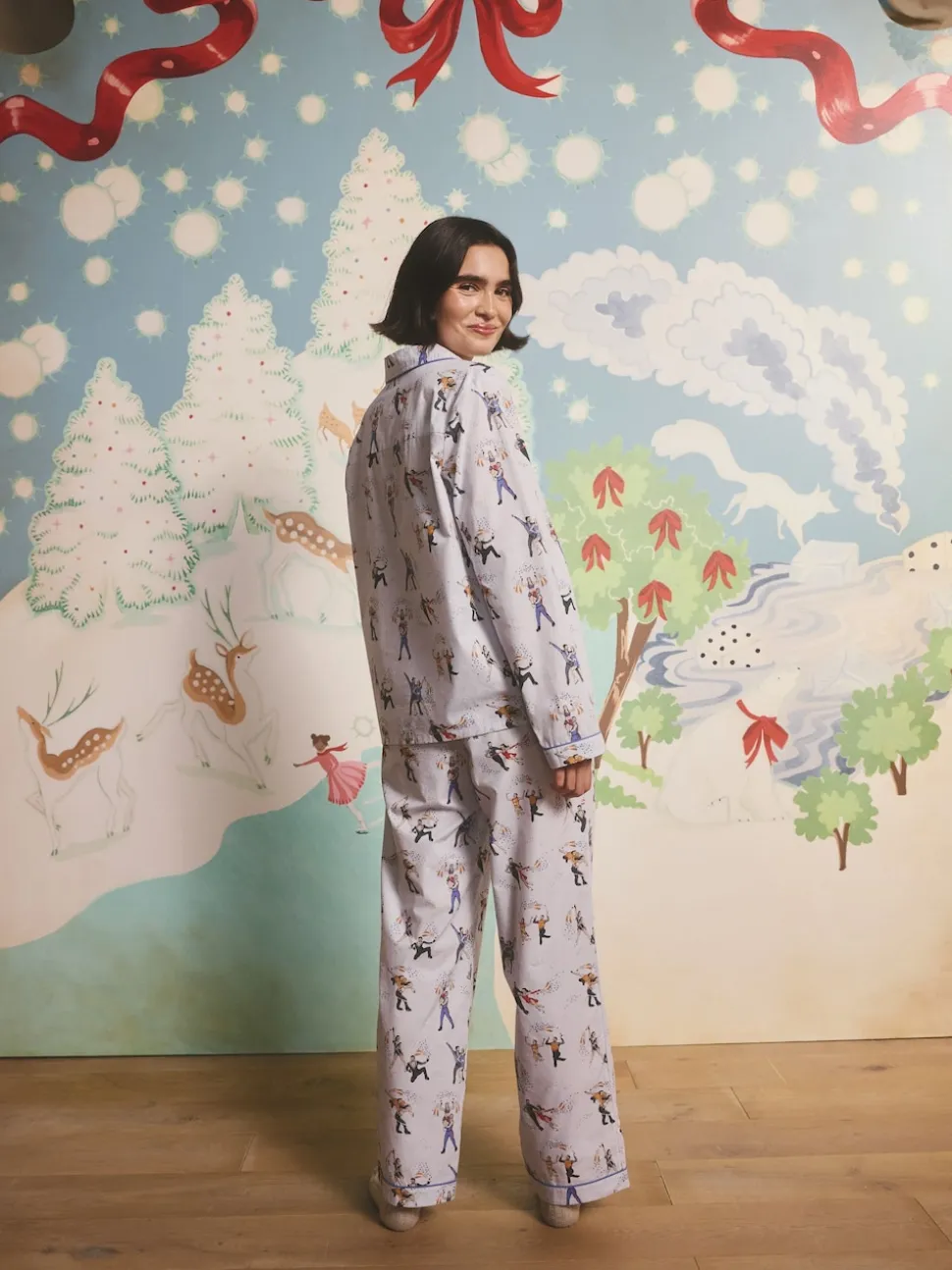 Pyjama Cath Kidston Lilah et Lewis boutonné