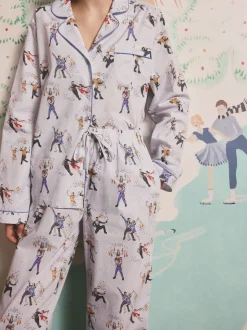 Pyjama Cath Kidston Lilah et Lewis boutonné