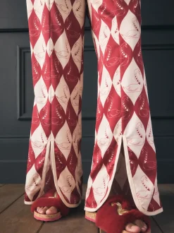 Pyjama Rockett St George en satin texturé boutonné