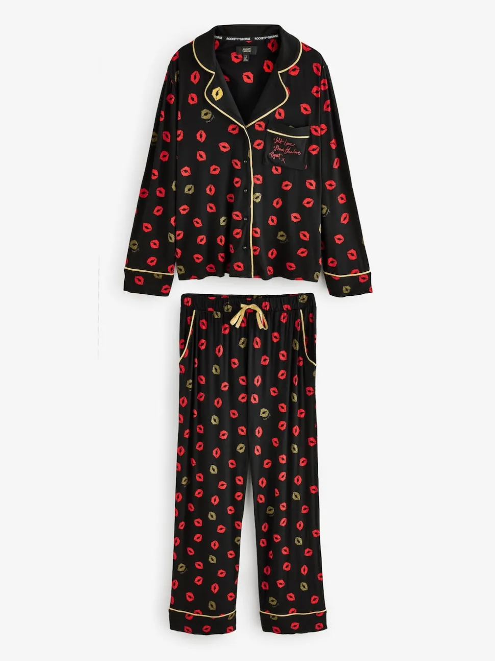 Pyjama Rockett St George en jersey boutonné