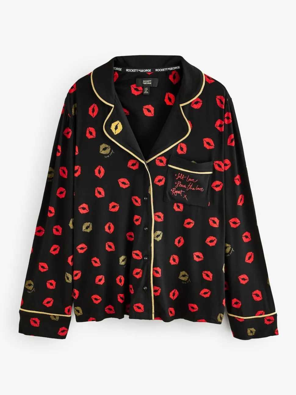 Pyjama Rockett St George en jersey boutonné