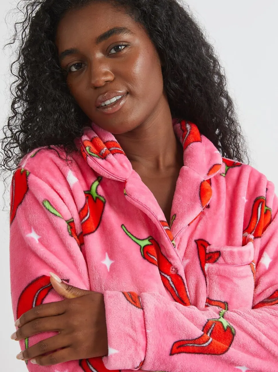 Pyjama Skinnydip Chilli Sparkle Twosie en polaire