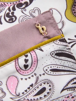 Pyjamas B by Ted Baker marron vison en satin imprimé écharpe boutonnés