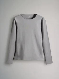 Rayure/Noir/Gris/Blanc - The Set 7 Lot Manches longues Col rond T-shirt