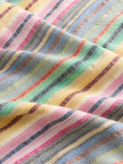 Rayures multicolores - Pantalon large à enfiler