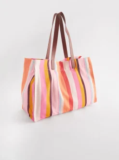 Rayures multiples - Sac de plage