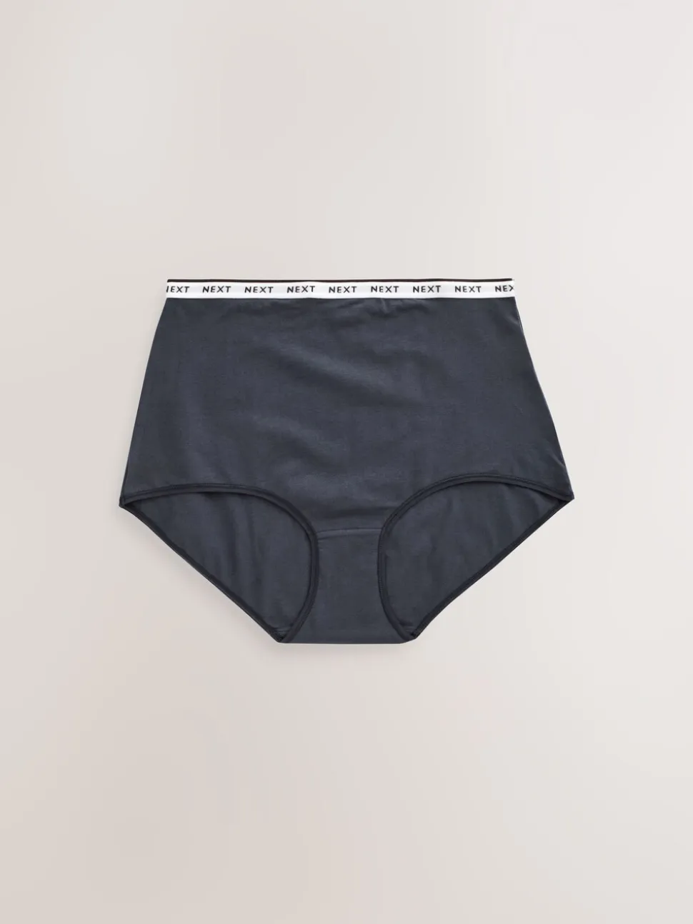 Rayures roses et bleues - Lot de 4 culottes à logo en coton