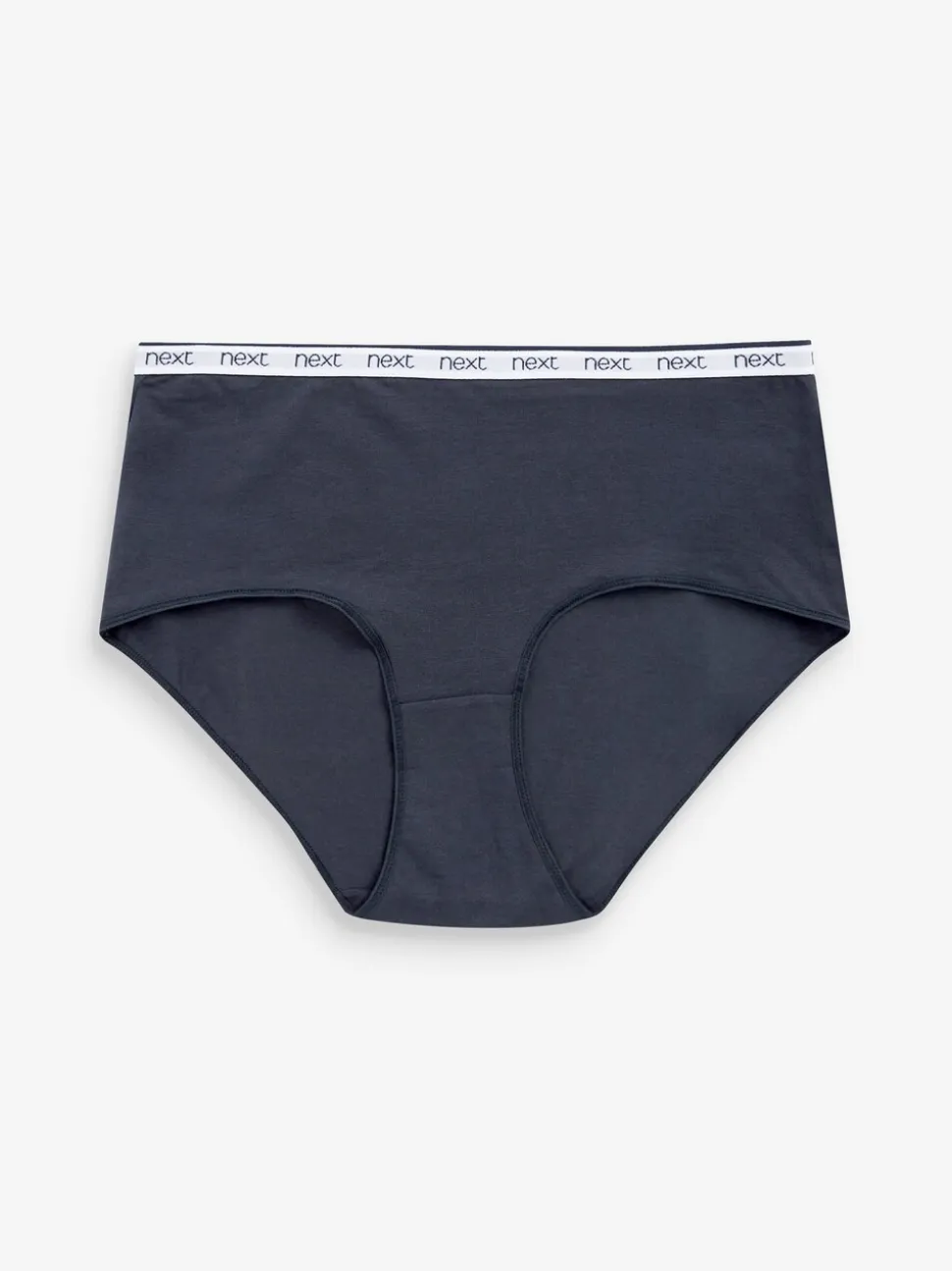 Rayures roses et bleues - Lot de 4 culottes à logo en coton