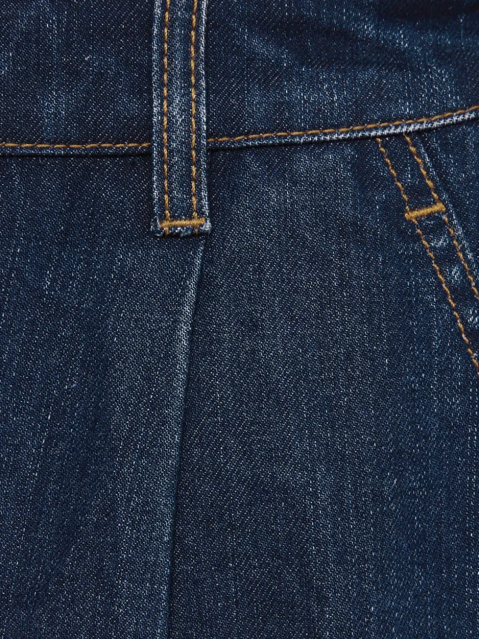 Reiss Denim Short plissé Raymond