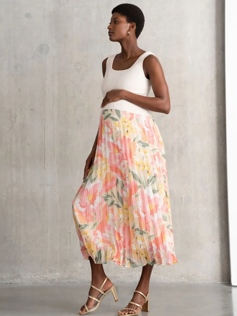 Robe Crème de Grossesse Seraphine avec surmatelas