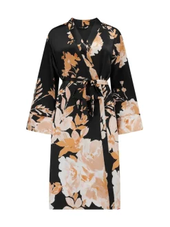 Robe de chambre mi-longue Pour Moi Dusk en satin