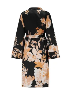 Robe de chambre mi-longue Pour Moi Dusk en satin