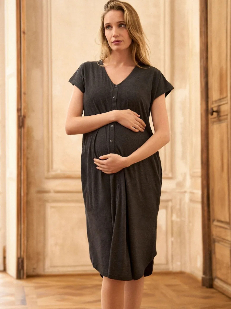 Robe de naissance Seraphine Grossesse avec sac de maternité