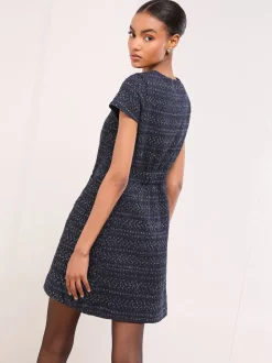 Robe droite Lipsy Manche courte boutonnée en boucle
