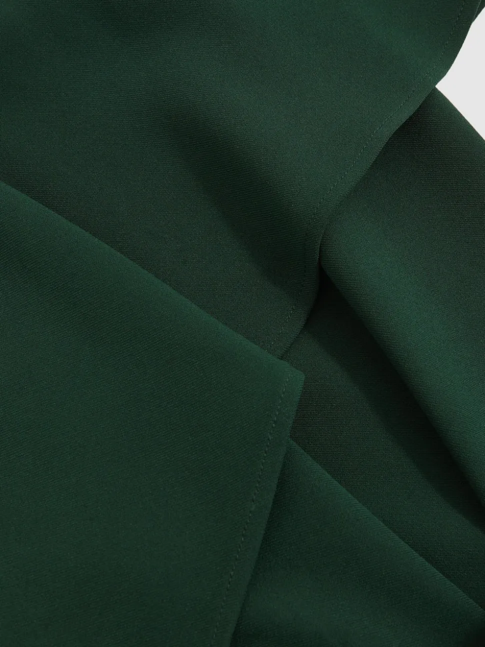 Robe longue à volants et détail slash Reiss Gabriella