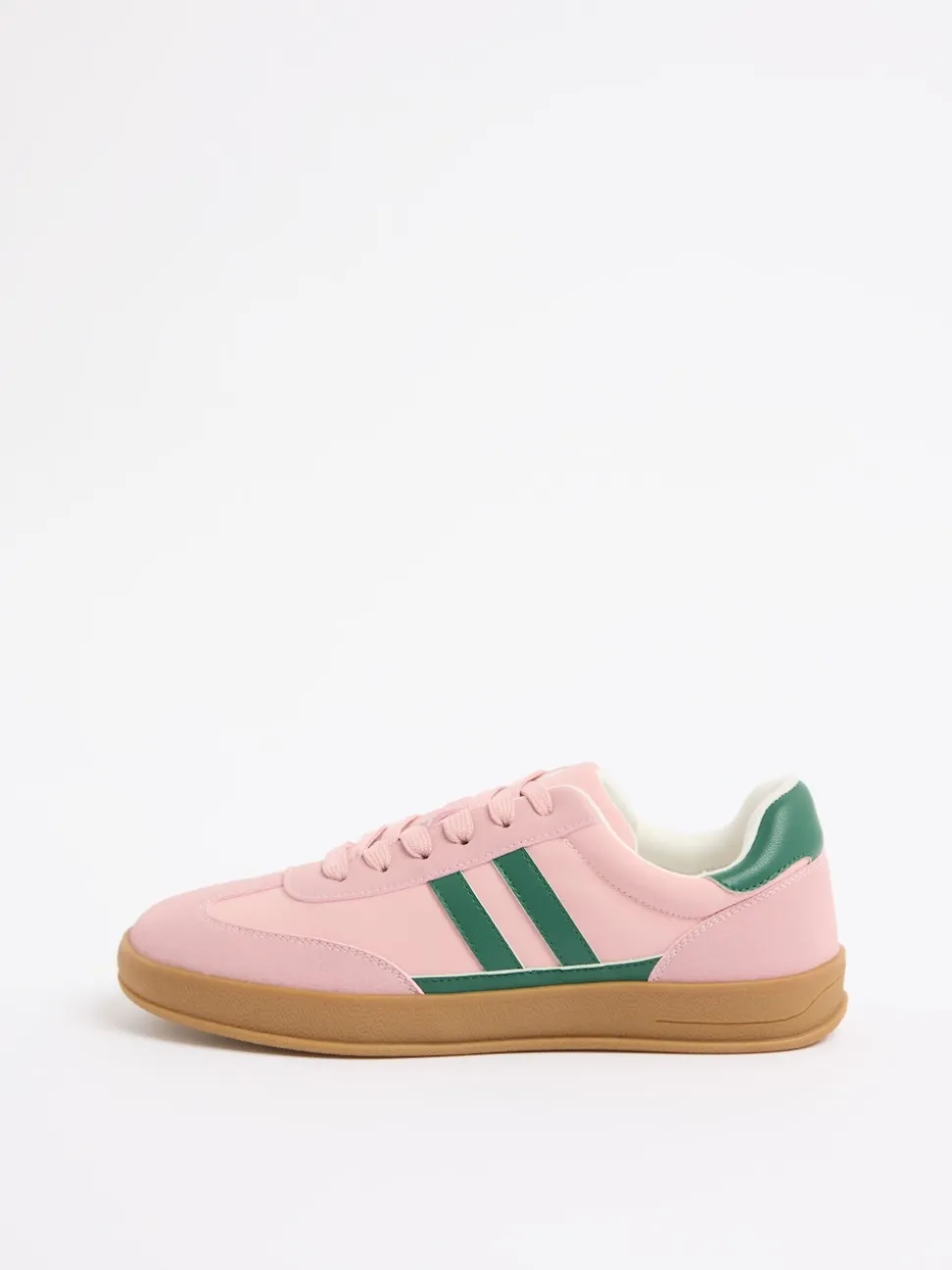 Rose - Baskets de sport Friends Like These LaceUp rétro à semelle en gomme