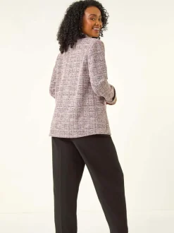 Rose - Blazer Roman Petites tailles Extensible Boucle