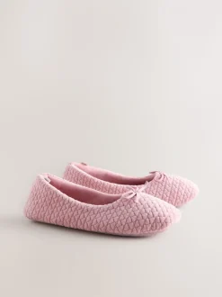 Rose - Chaussons de ballet cœur