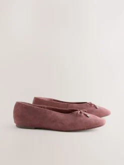 Rose - Chaussures plates Forever Comfort® en daim à taille haute