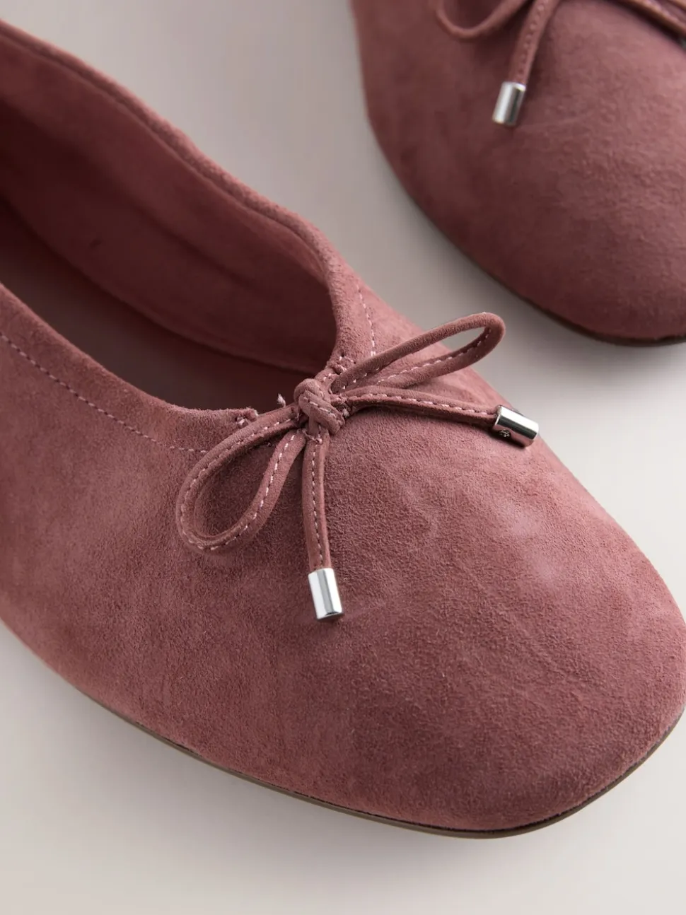 Rose - Chaussures plates Forever Comfort® en daim à taille haute