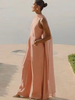 Rose - Combinaison cape ample Reiss Farley