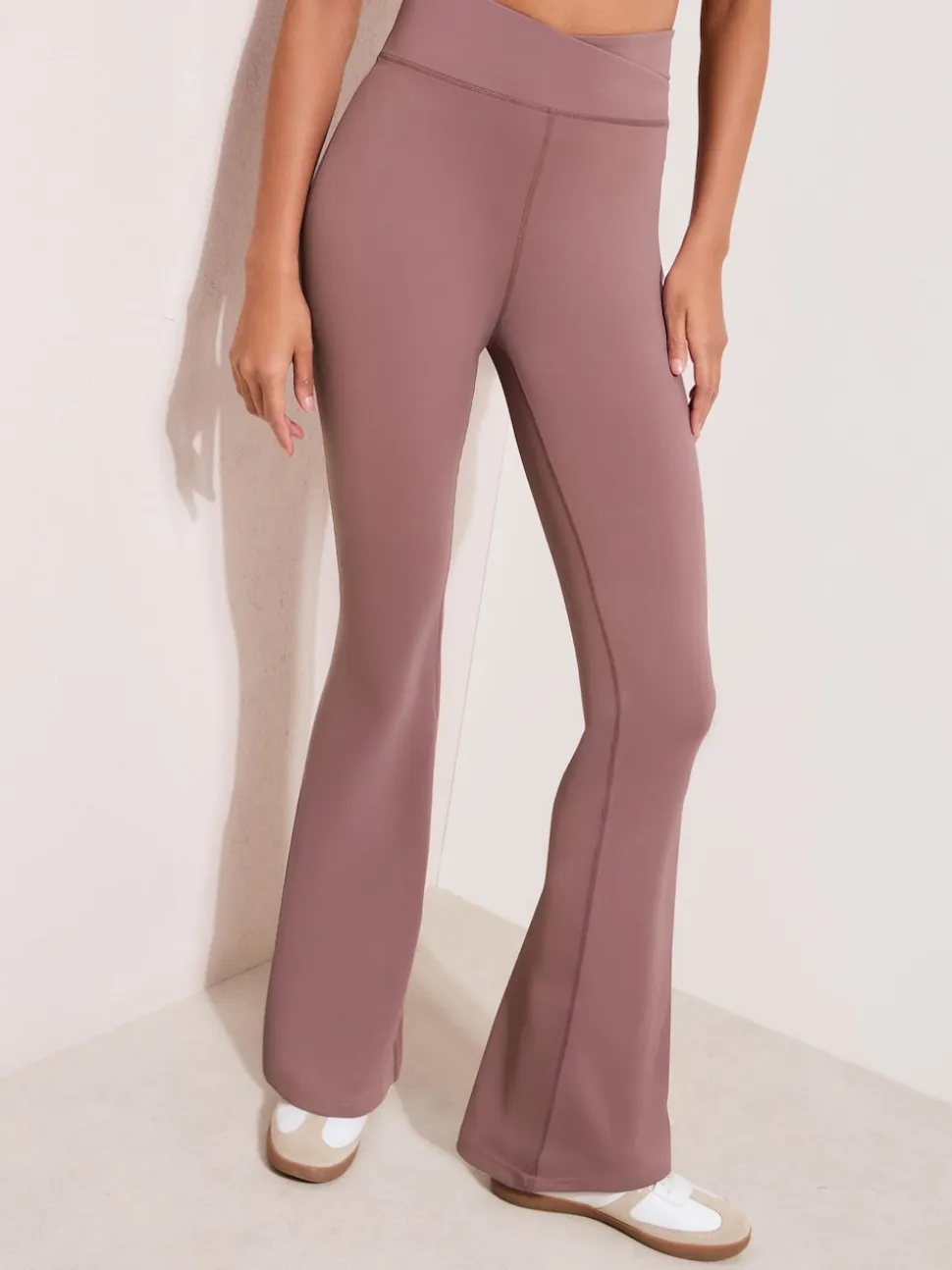 Rose - Friends Like These Studio Yoga Flare Leggings
