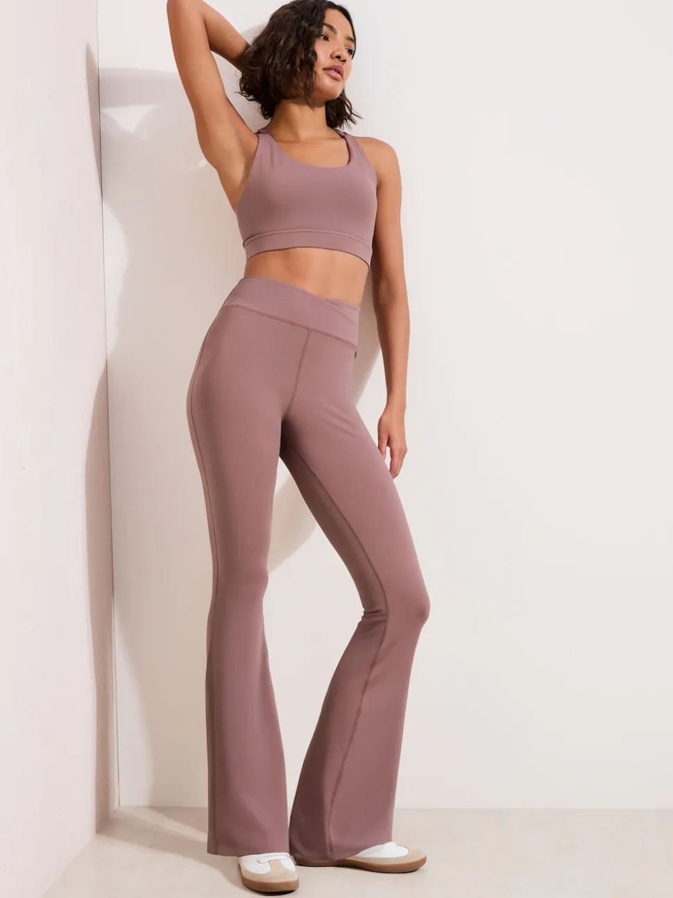 Rose - Friends Like These Studio Yoga Flare Leggings