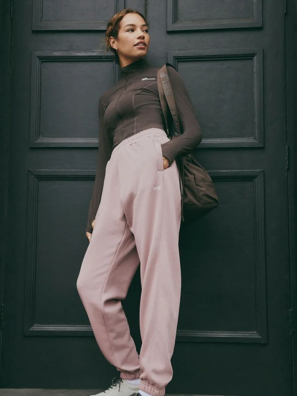 Rose - Joggers menottés