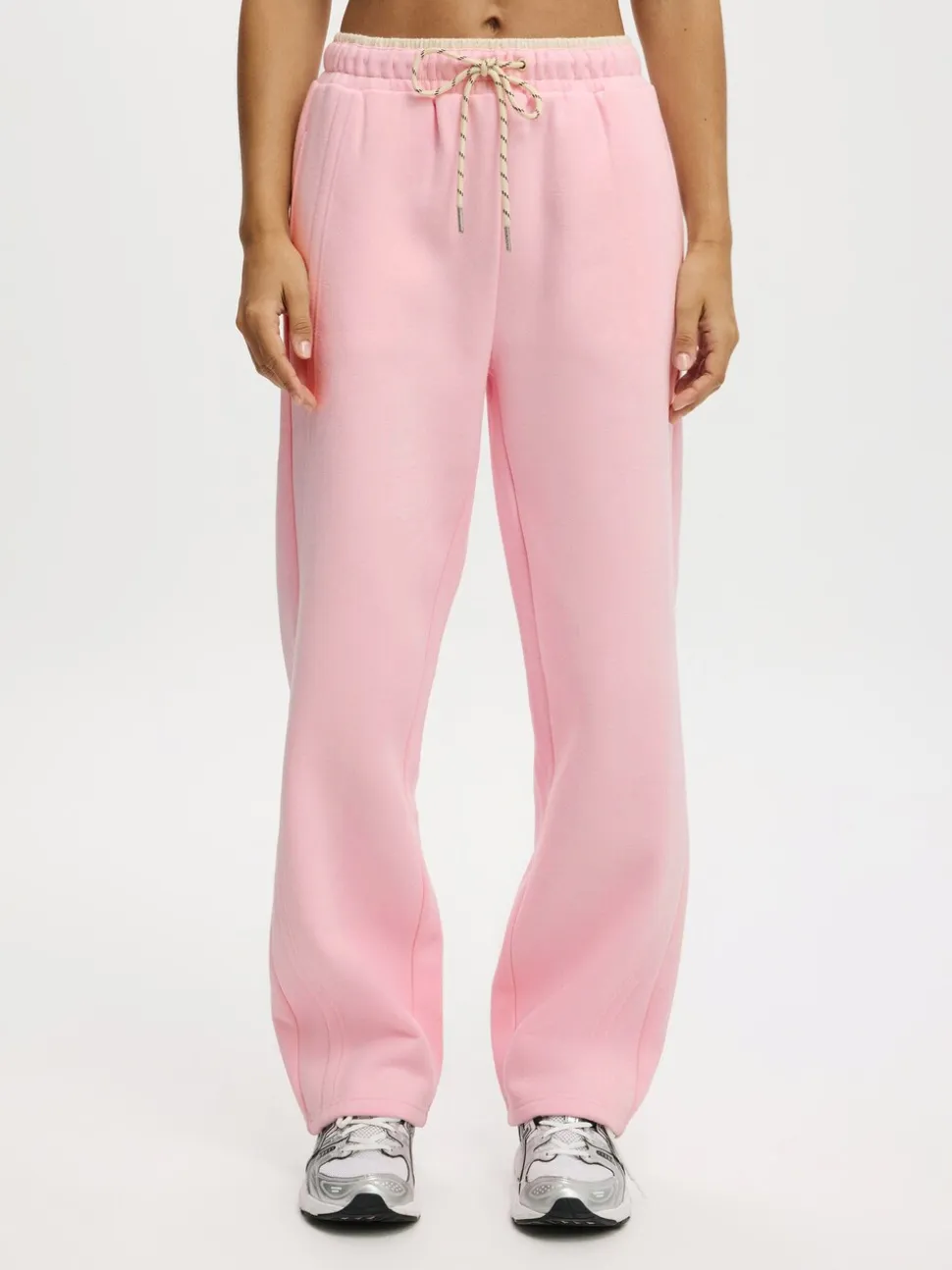 Rose - Joggings Cotton On en peluche à taille double