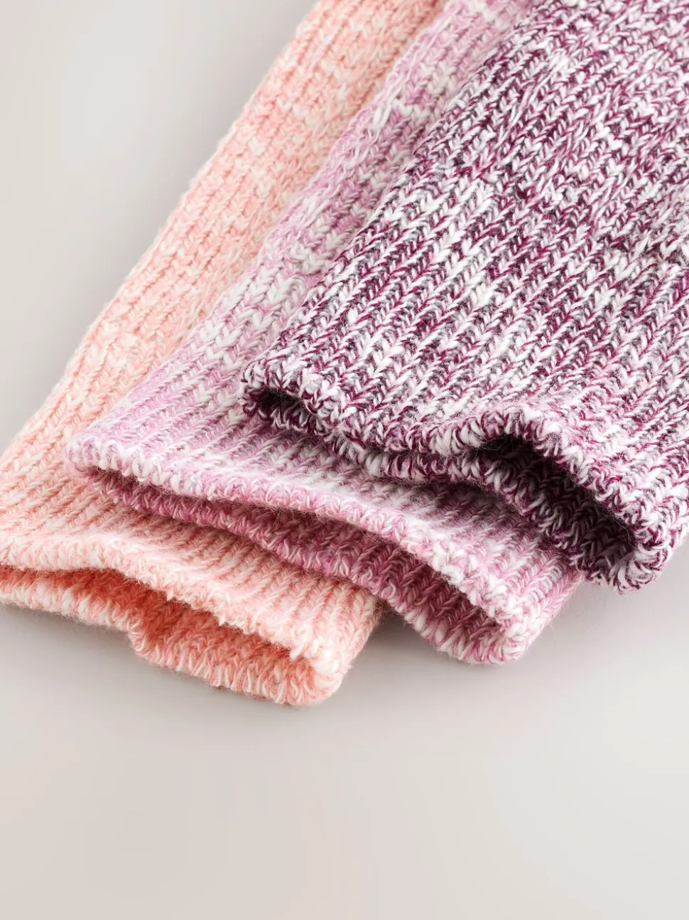 Rose - Lot de 3 paires de chaussettes en coton souple