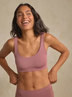Rose - N.Soutien-gorge court très doux sans coutures Premium