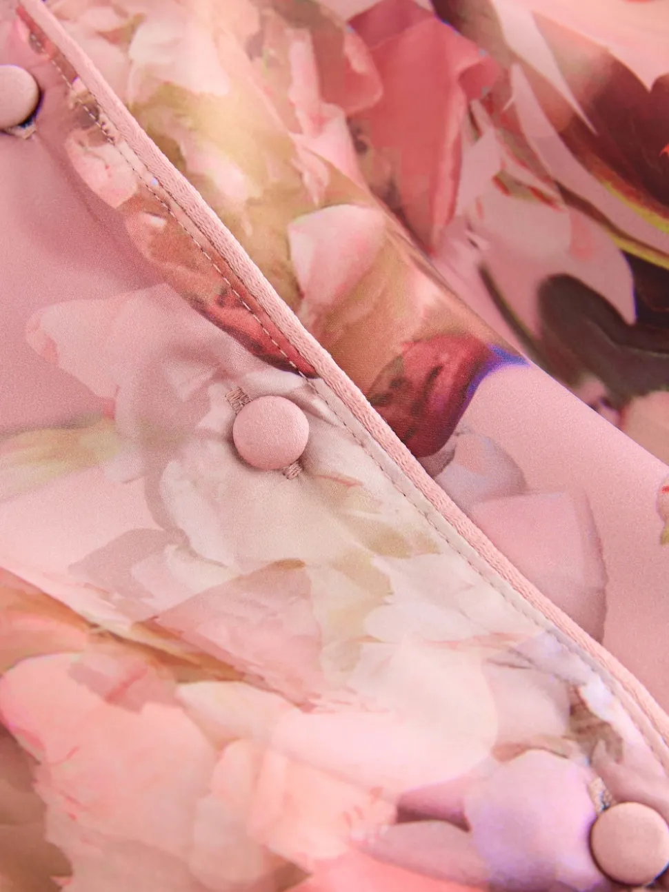 Rose - Pyjama boutonné B by Ted Baker en satin