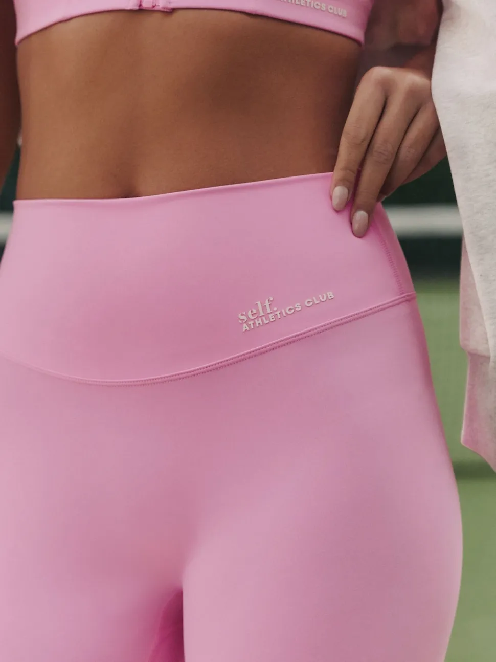 Rose - soi-même. Legging taille haute