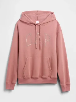 Rose - Sweat à capuche Gap avec logo