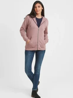 Rose - Sweat à capuche Tog 24 Mia gris zippé