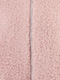 Rose - Threadbare bomber zippé en peau lainée à col