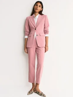 Rose clair - Blazer sculptant à simple boutonnage
