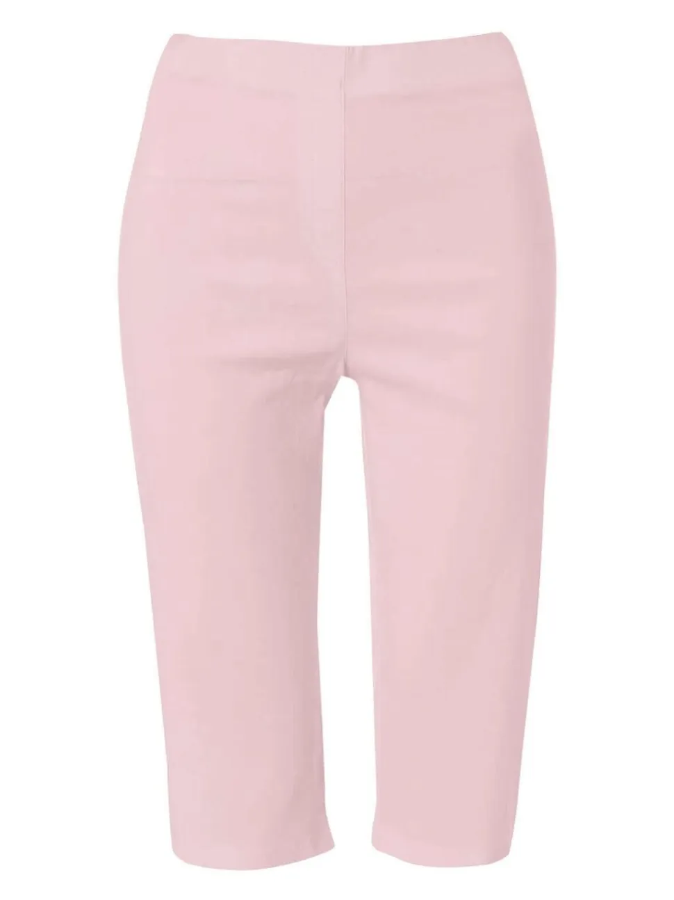 Rose clair - Short Roman stretch longueur genoux