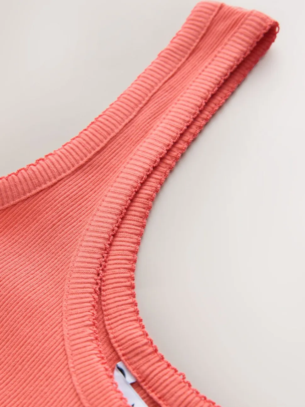 Rose corail - Débardeur cami pointelle