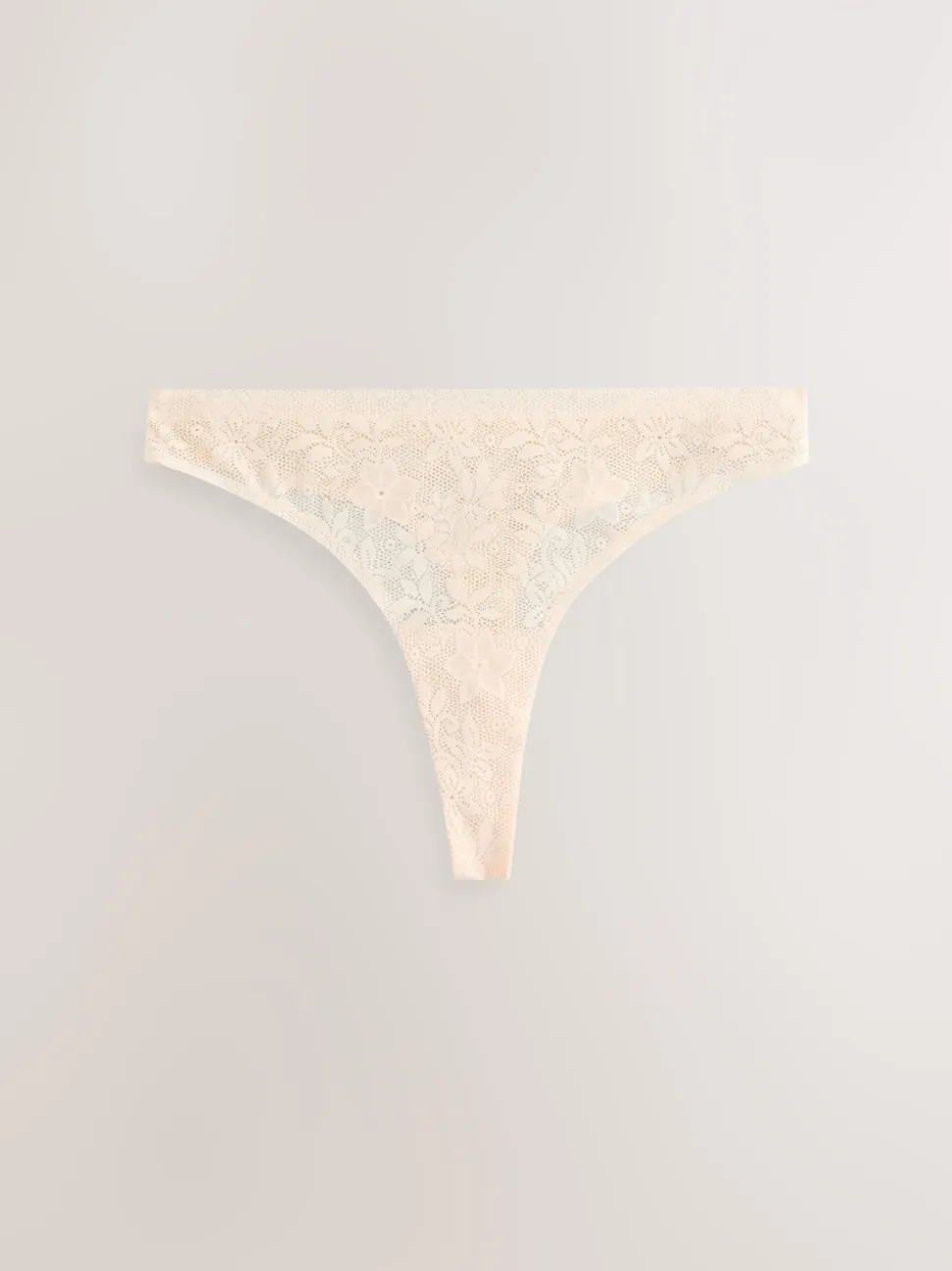 Rose corail - Dentelle sur l’ensemble Pas de VPL Slips 3 Lot