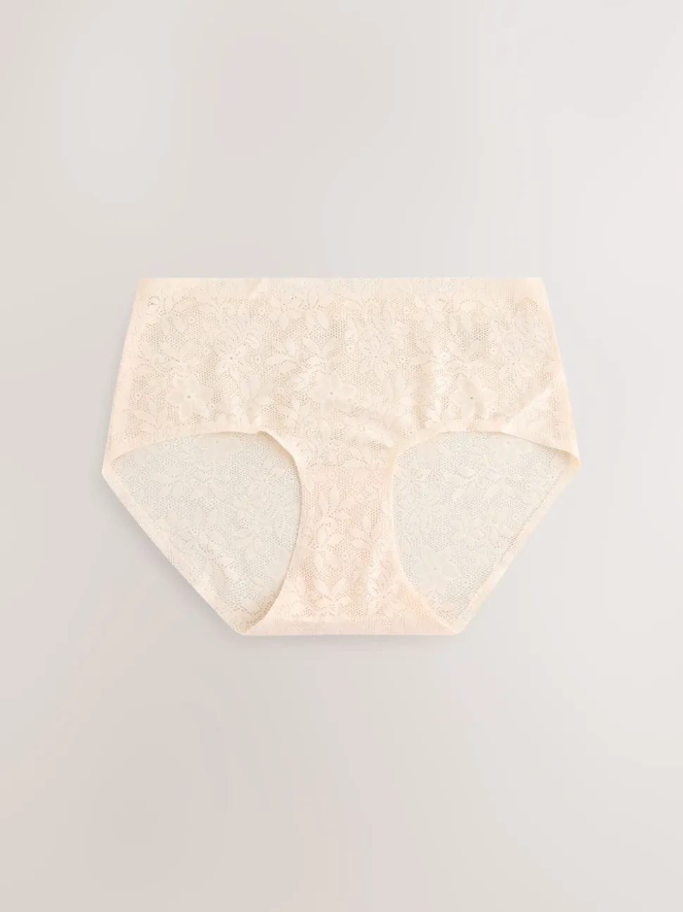 Rose corail - Dentelle sur l’ensemble Pas de VPL Slips 3 Lot