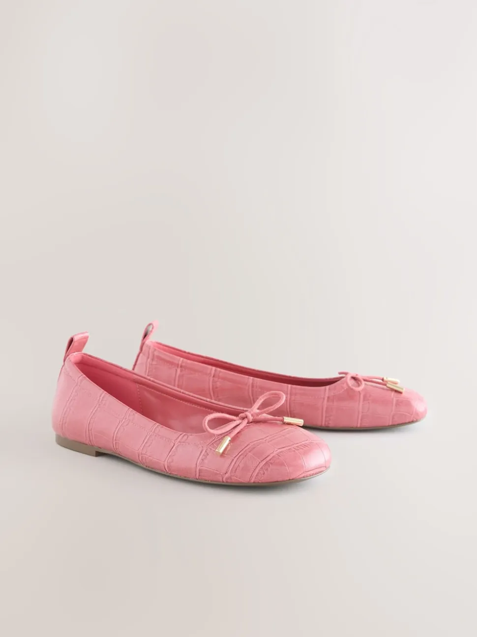 Rose Crocs rose - Chaussures plates Forever Comfort® à bout carré avec nœud