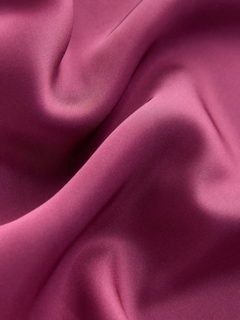 Rose foncé - Jupe Midi Satin