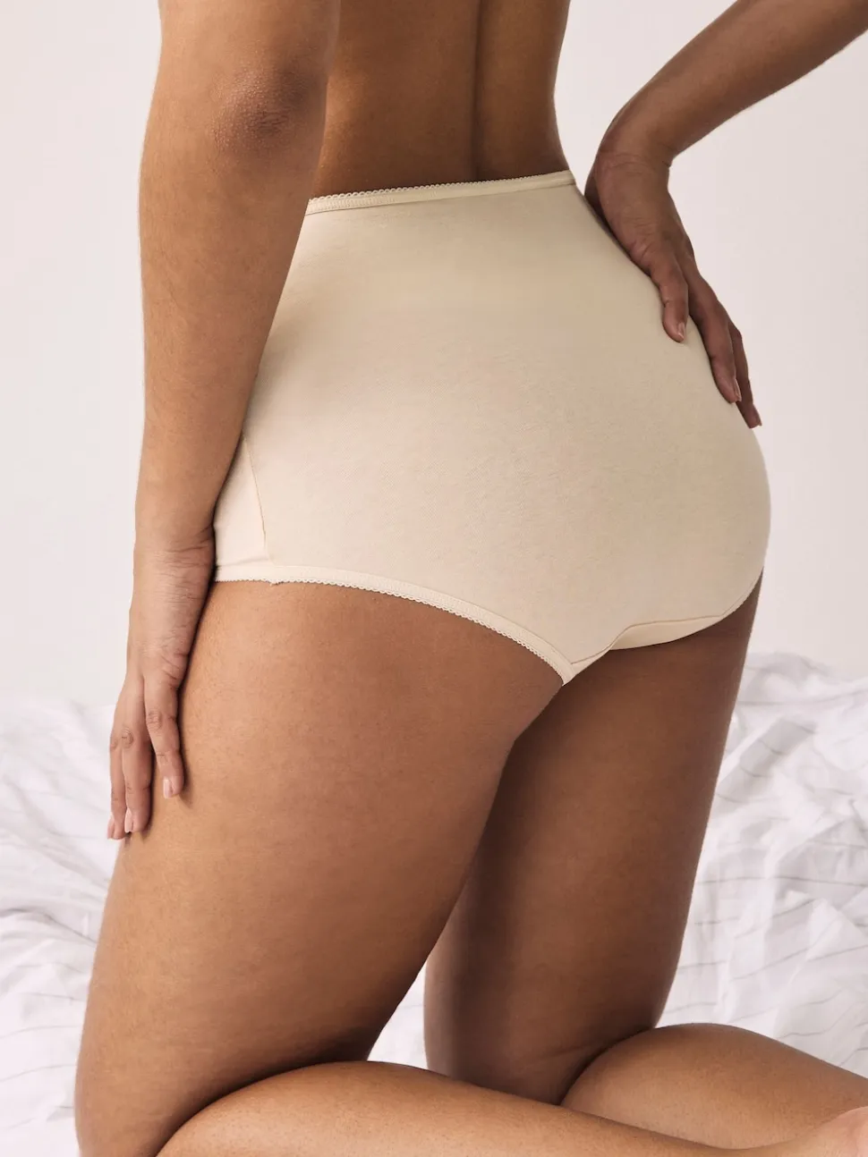 Rose Nude - Culotte en coton riche 5 Pack