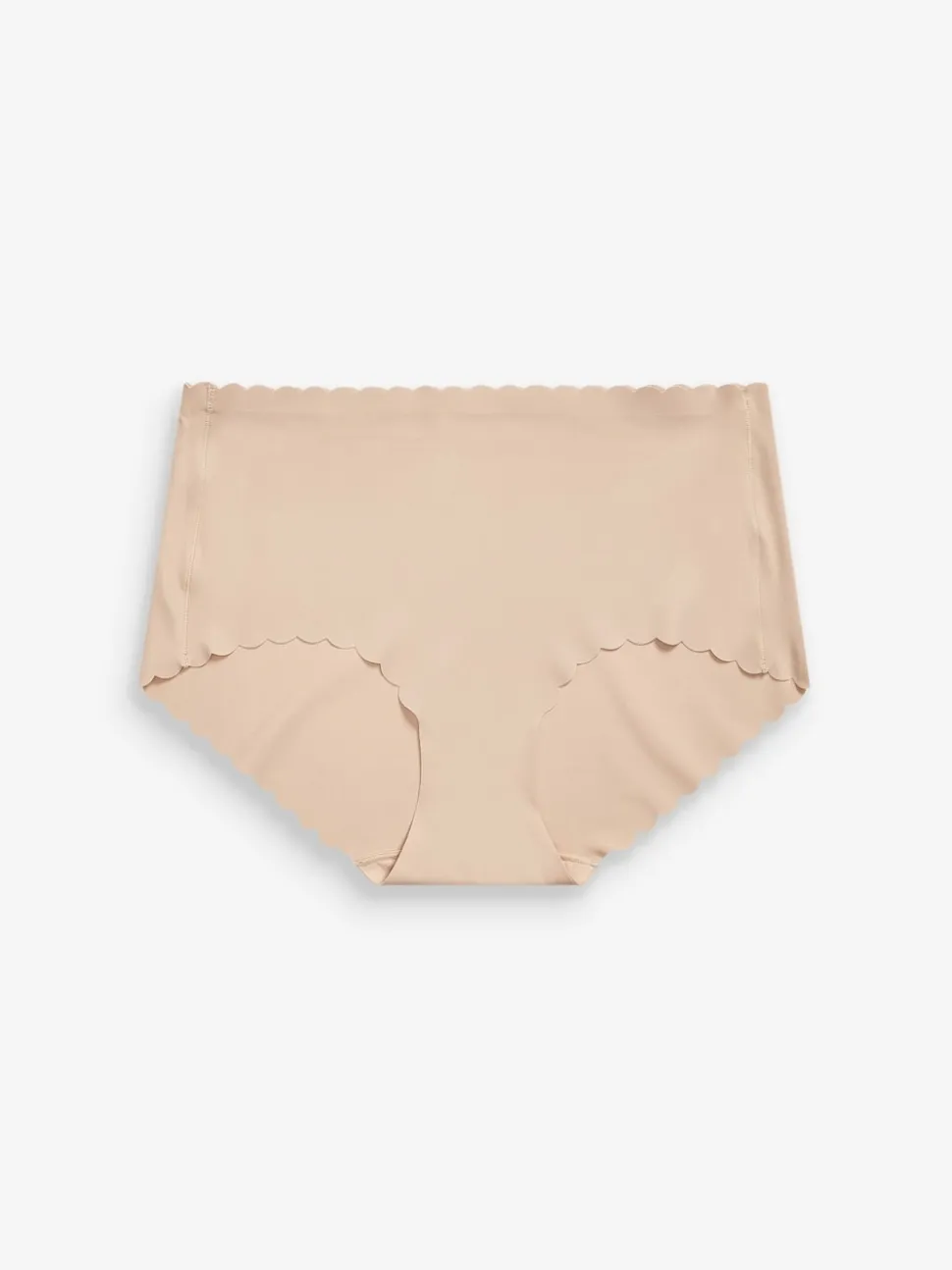 Rose Nude - Slip invisible à bord festonné