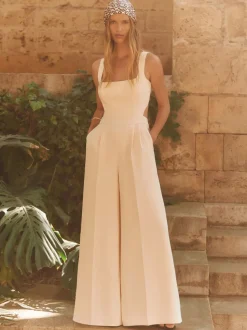 Rose pâle - Reiss Dion Ample Cut-Out Combinaison