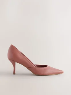 Rose rose - Escarpins Forever Comfort® en cuir à talons et bout pointu